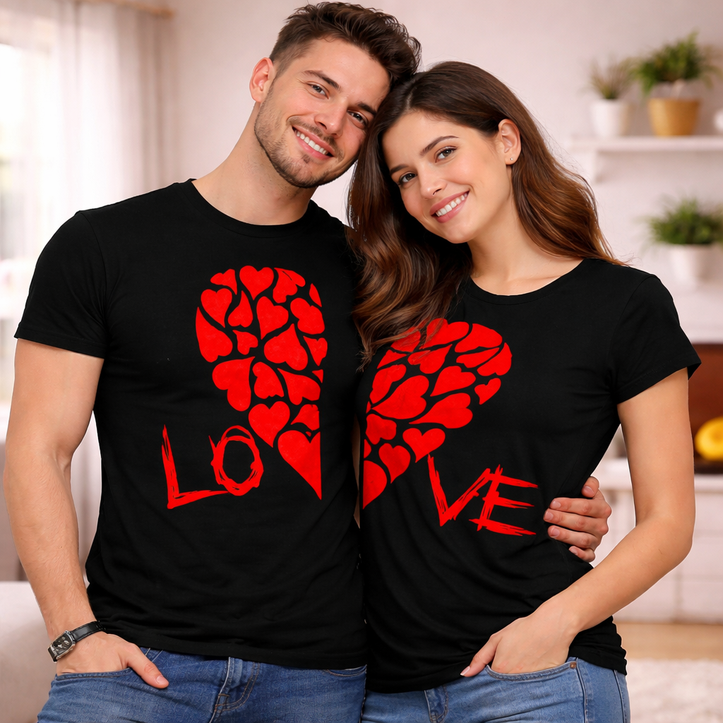 Cute matching couple shirts