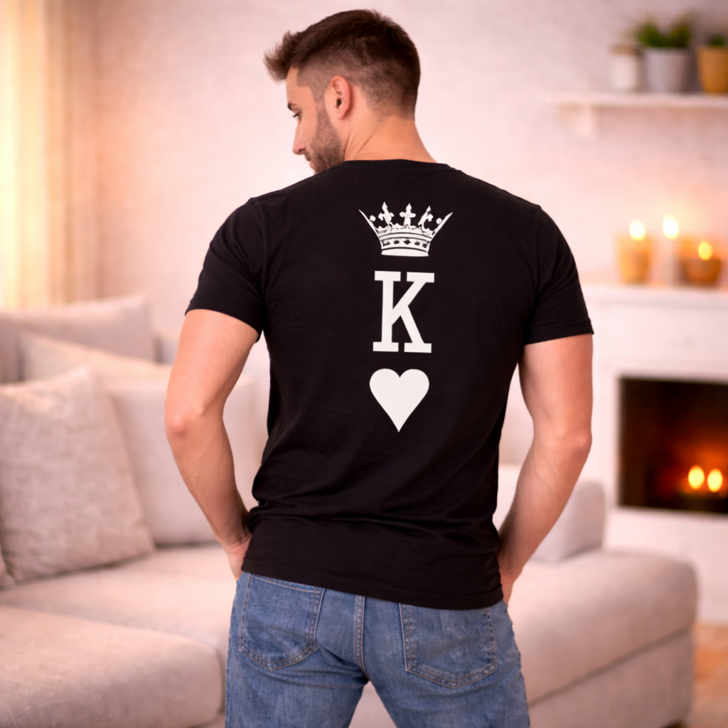 King and queen couple shirts