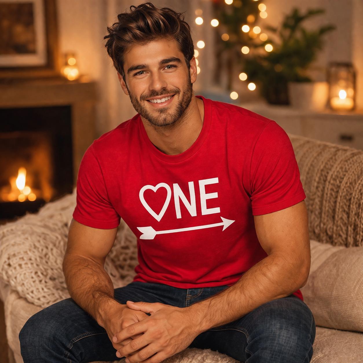 Matching shirts one love