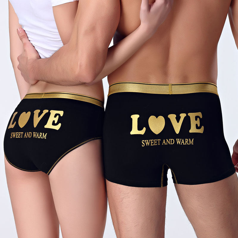 Matching underwear for couples