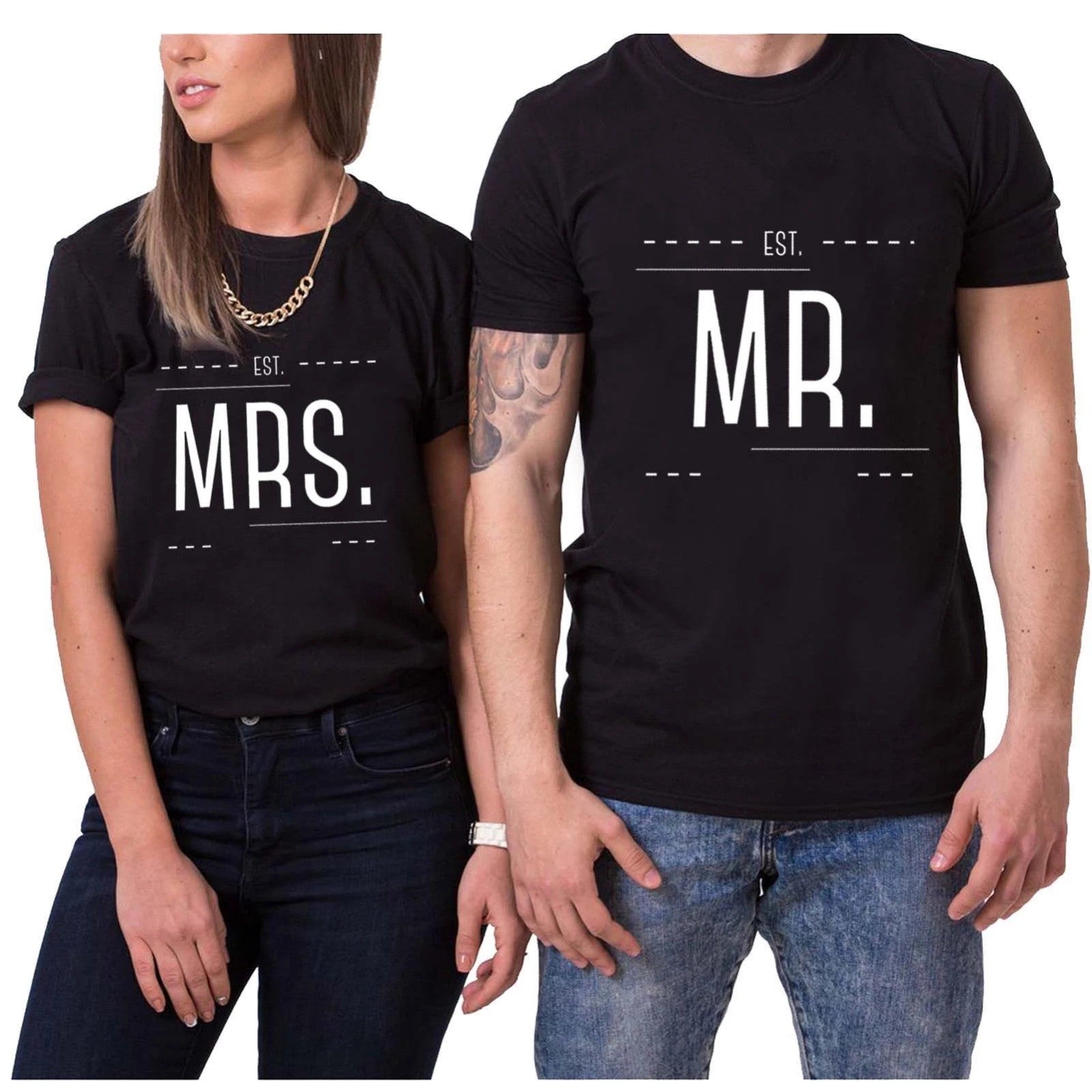 Mr and mrs shirts