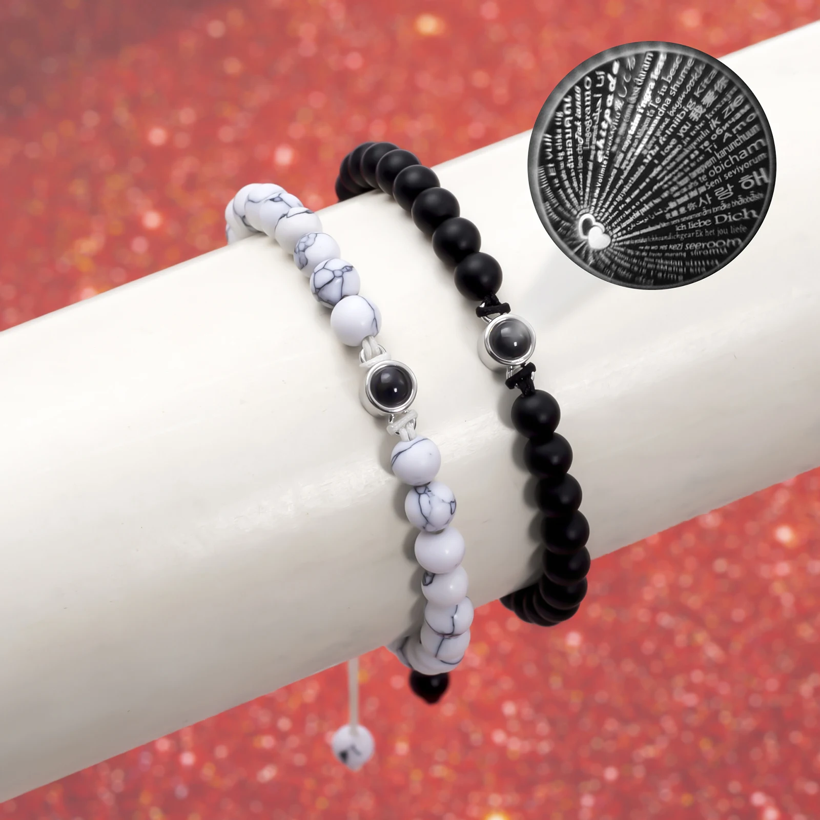 100 Languages I Love You Bracelet