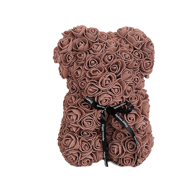 25cm rose bear