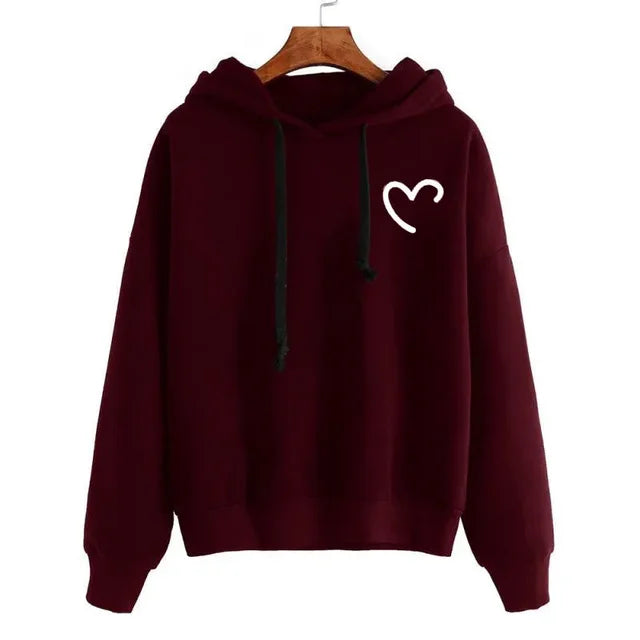 Couple hoodies heart