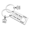 First House Couple Keychain