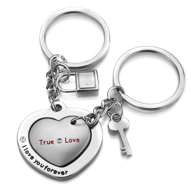 This Is US A Whole Lot Of Love Couple Metal Keychain