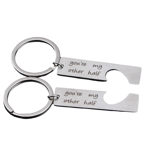 Half My Heart Keychain