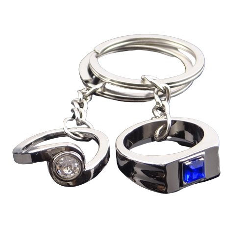 Ring Couple Keychain