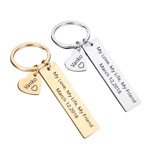 Custom Couple Keychains
