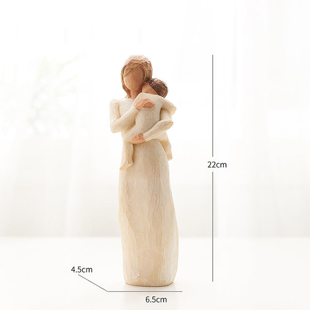 Family and couples statues