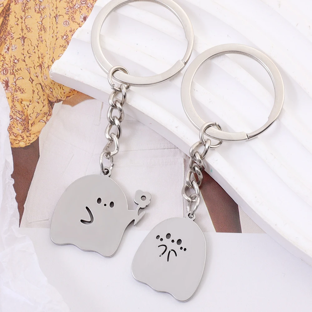 Ghost Couple Keychain