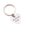 Custom Engraved Heart Keychains