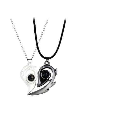 100 Languages Couple Necklace