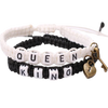 Couple bracelets king and queen