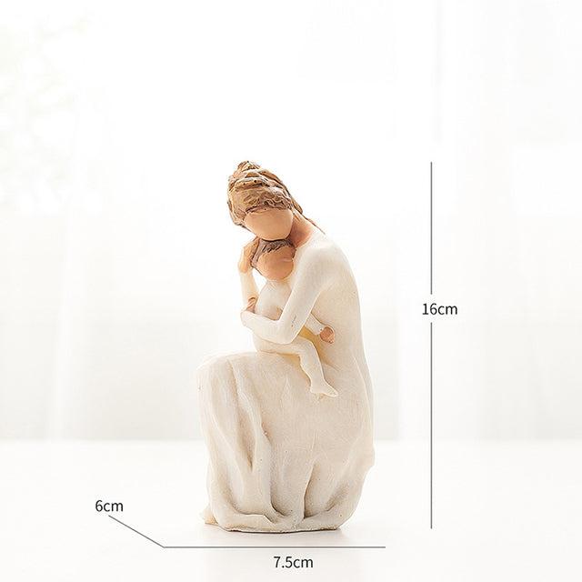 Family and couples statues