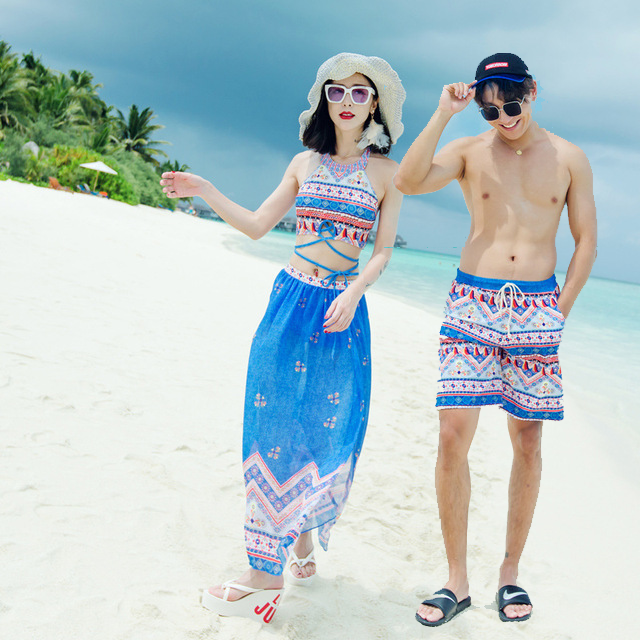 Couple match swimwear