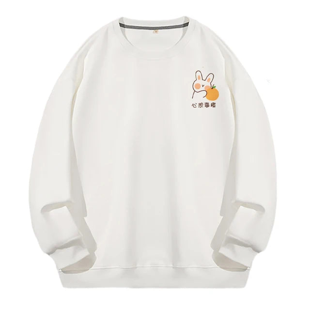 Cute white sweatshirts sale