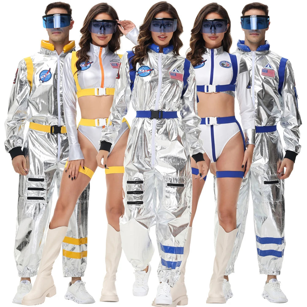 Astronaut Halloween Couple Costume
