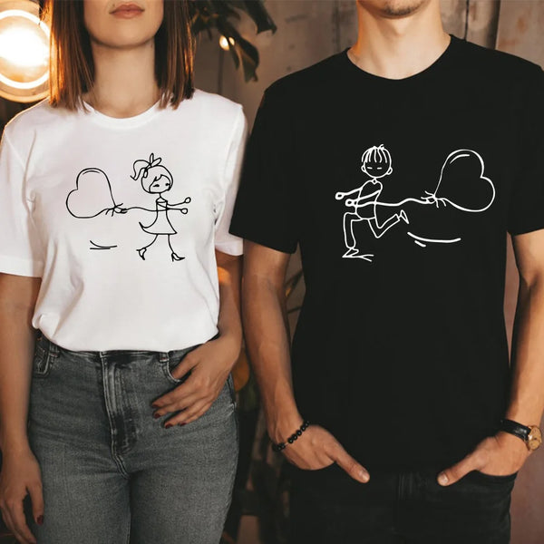 Balloons Cute Couple Shirts | My Couple Goal