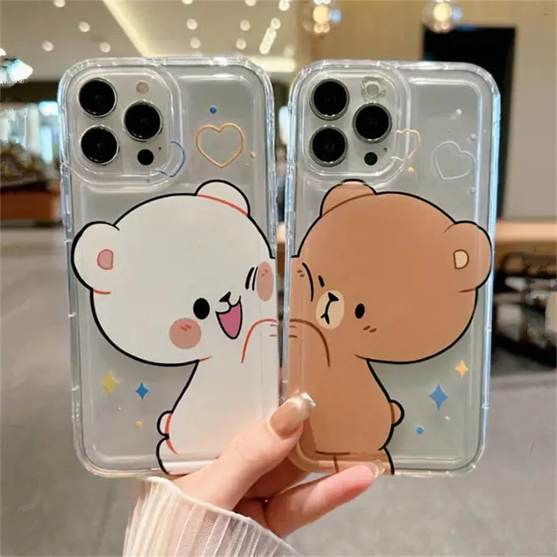 Bear Couple Phone Cases Bear Couple Phone Cases