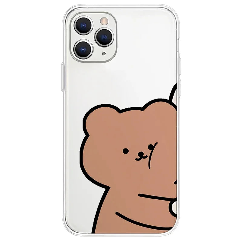 Bear Rabbit Phone Case for Couples