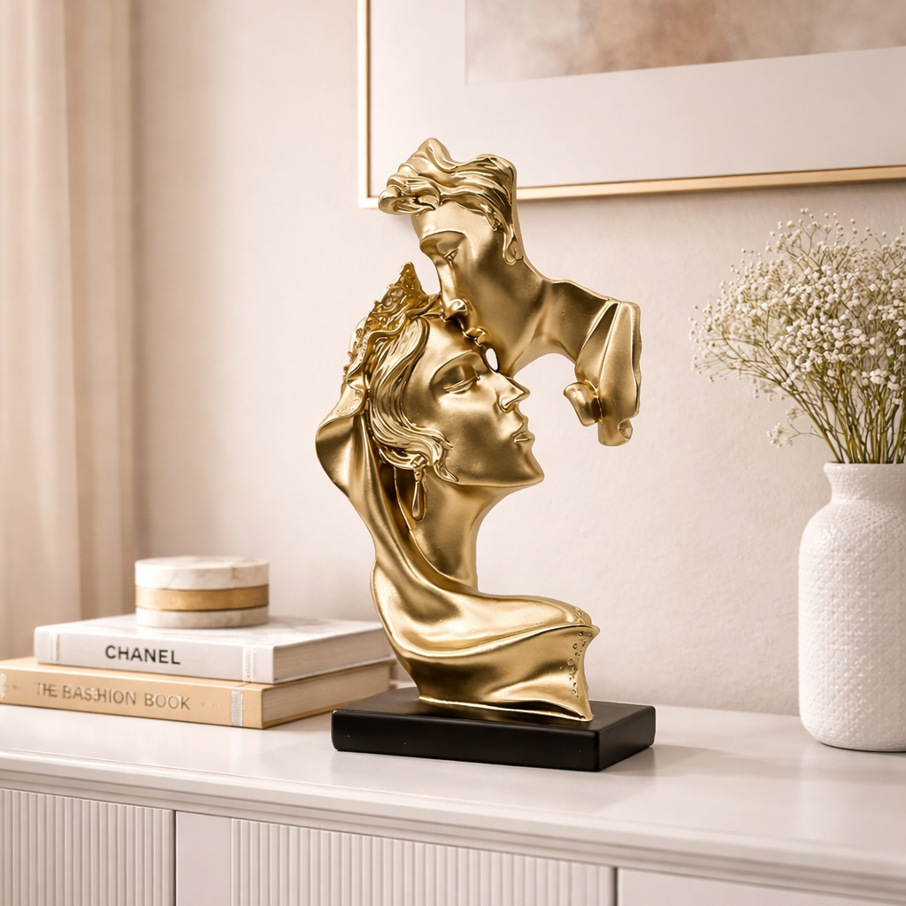 Beautiful couple statue