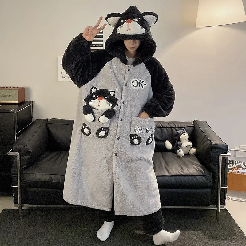 Black Cat Couple Onesies