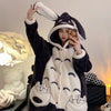 Black Rabbit Couples Onesies