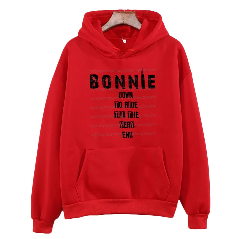 Bonnie and Clyde Hoodies for Couples