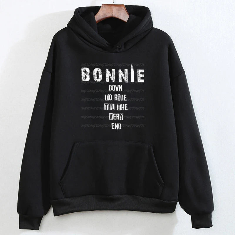Bonnie and Clyde Hoodies for Couples