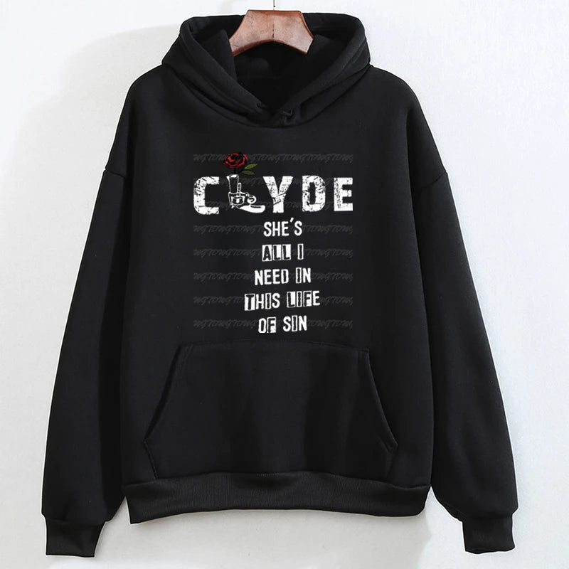 Bonnie and Clyde Hoodies for Couples