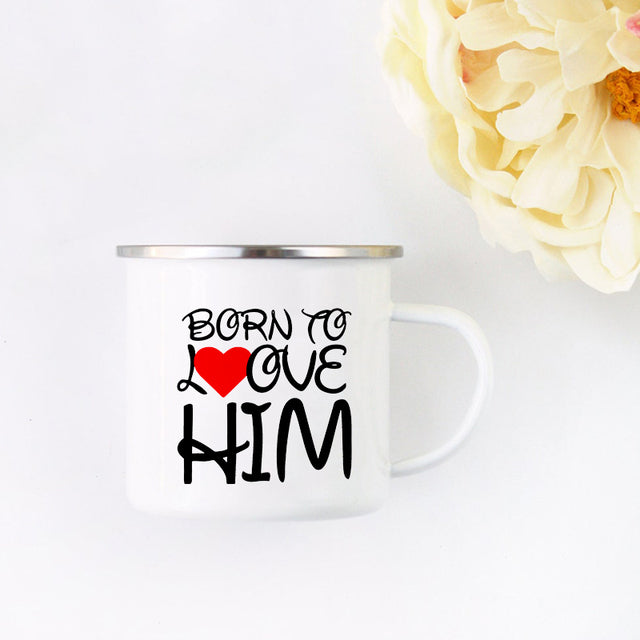 Born to Love Couple Mug