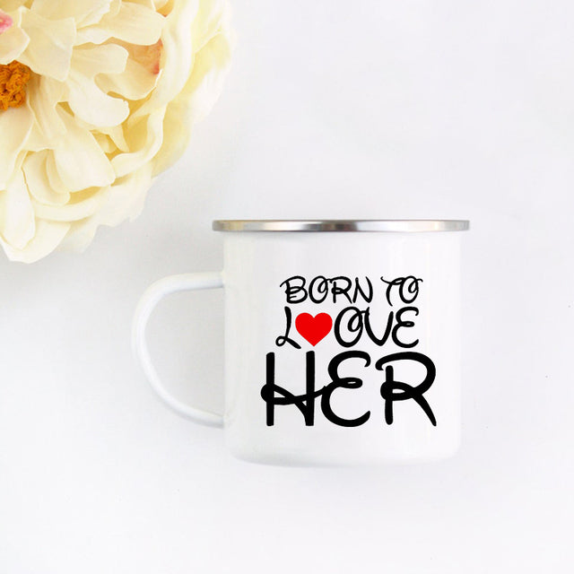 Born to Love Couple Mug