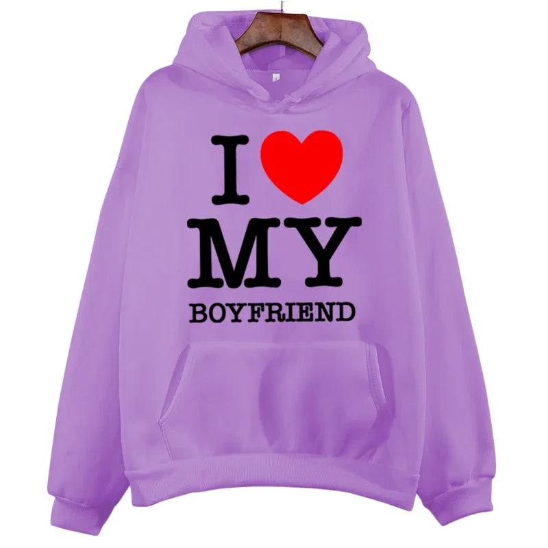 Boyfriend and Girlfriend Matching Hoodies