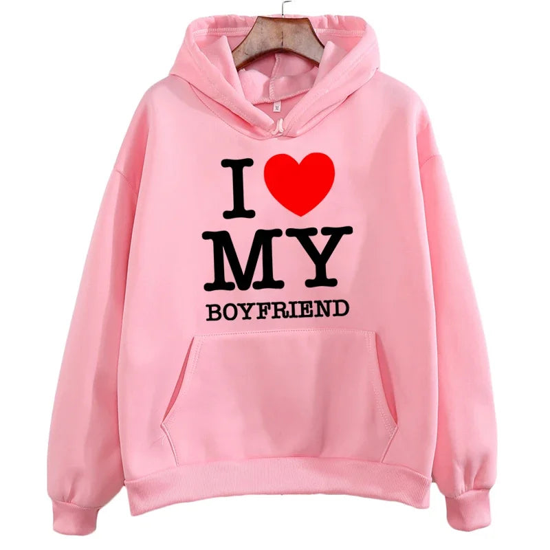 Boyfriend and Girlfriend Matching Hoodies