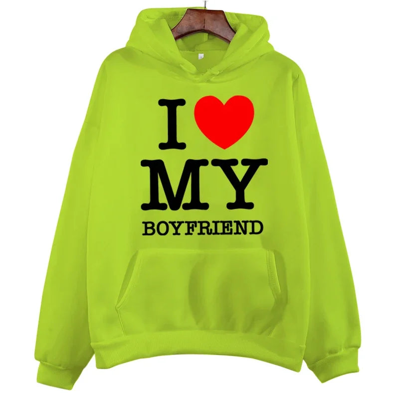 Boyfriend and Girlfriend Matching Hoodies