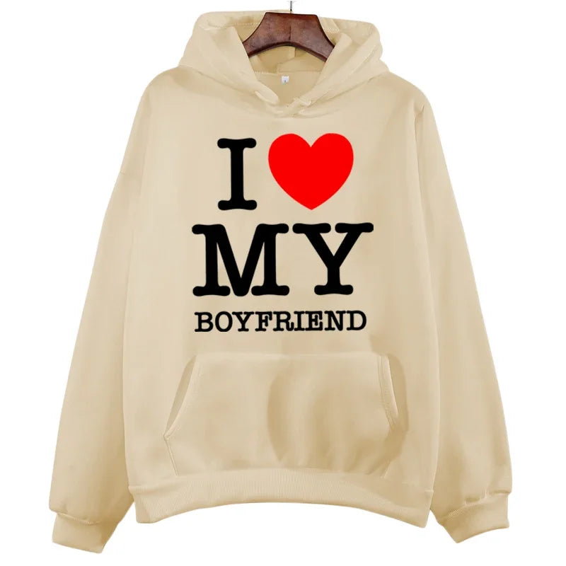 Boyfriend and Girlfriend Matching Hoodies