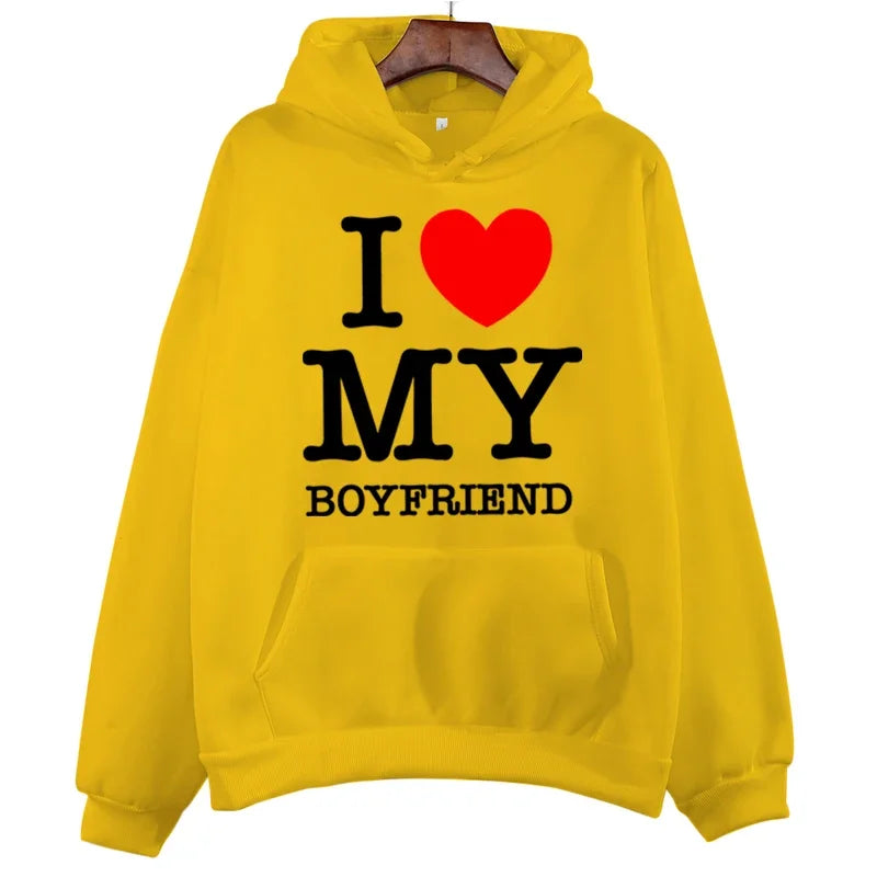 Boyfriend and Girlfriend Matching Hoodies