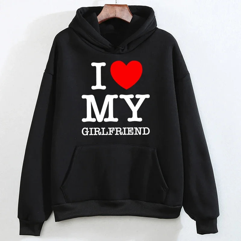 Boyfriend and Girlfriend Matching Hoodies