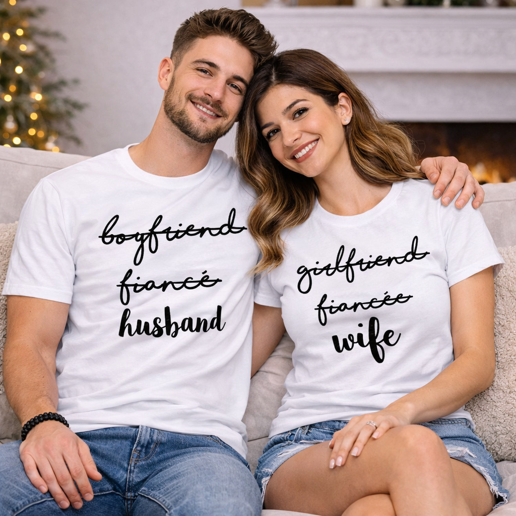 Bride and groom t shirts funny