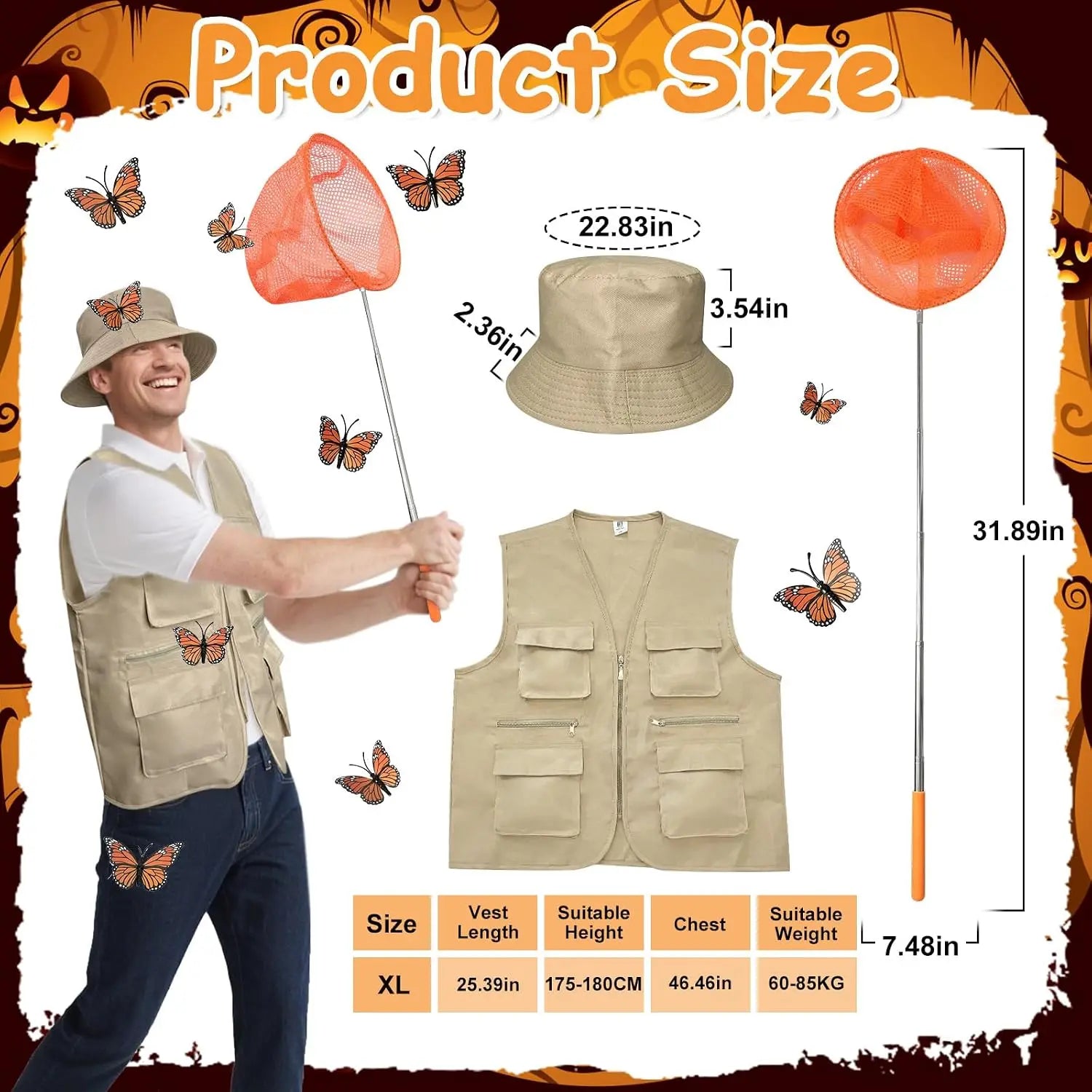 Butterfly Catcher Couple Costume