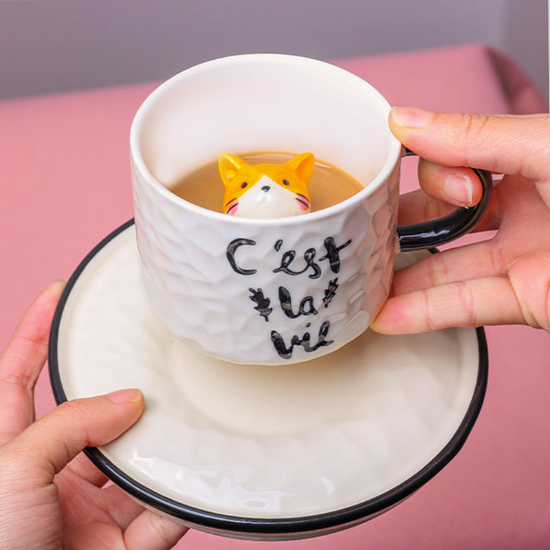 Cat Lovers Couples Coffee Mugs