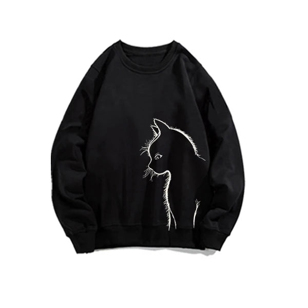 Cat Matching Couple Sweatshirts