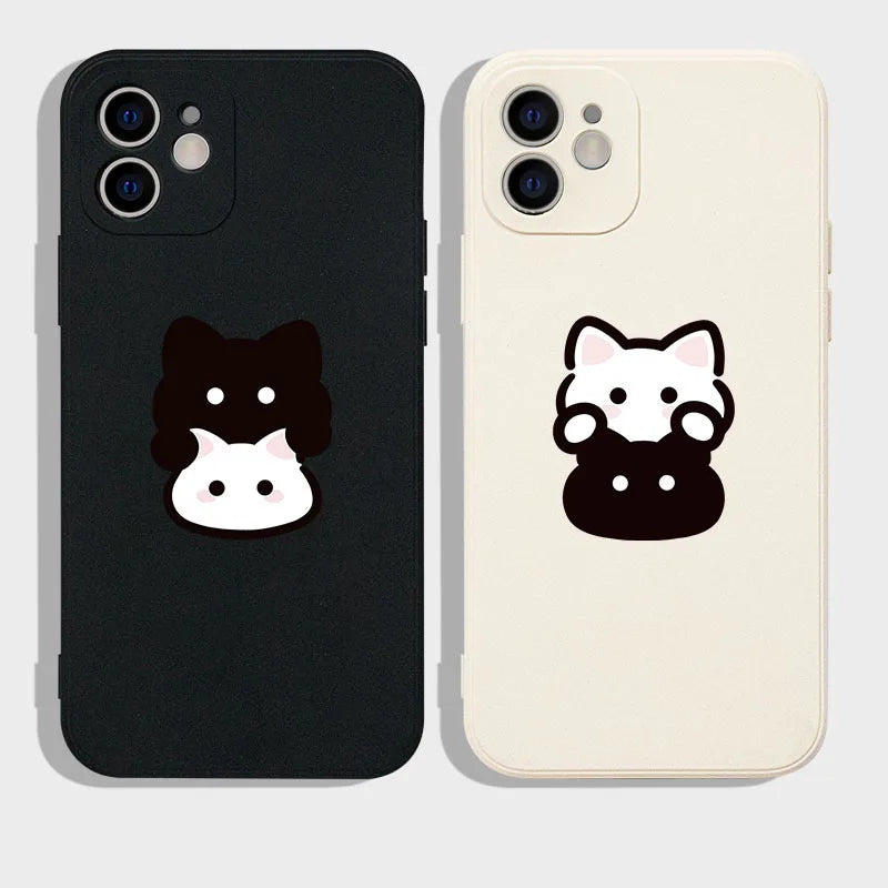 Cat Couple Matching Phone Case