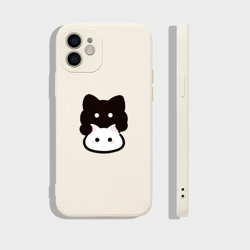 Cat Couple Matching Phone Case