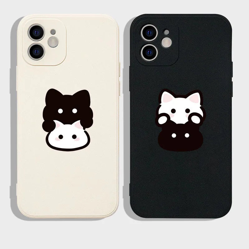 Cat Couple Matching Phone Case