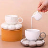 Ceramic Coffee Cup and Saucer Set