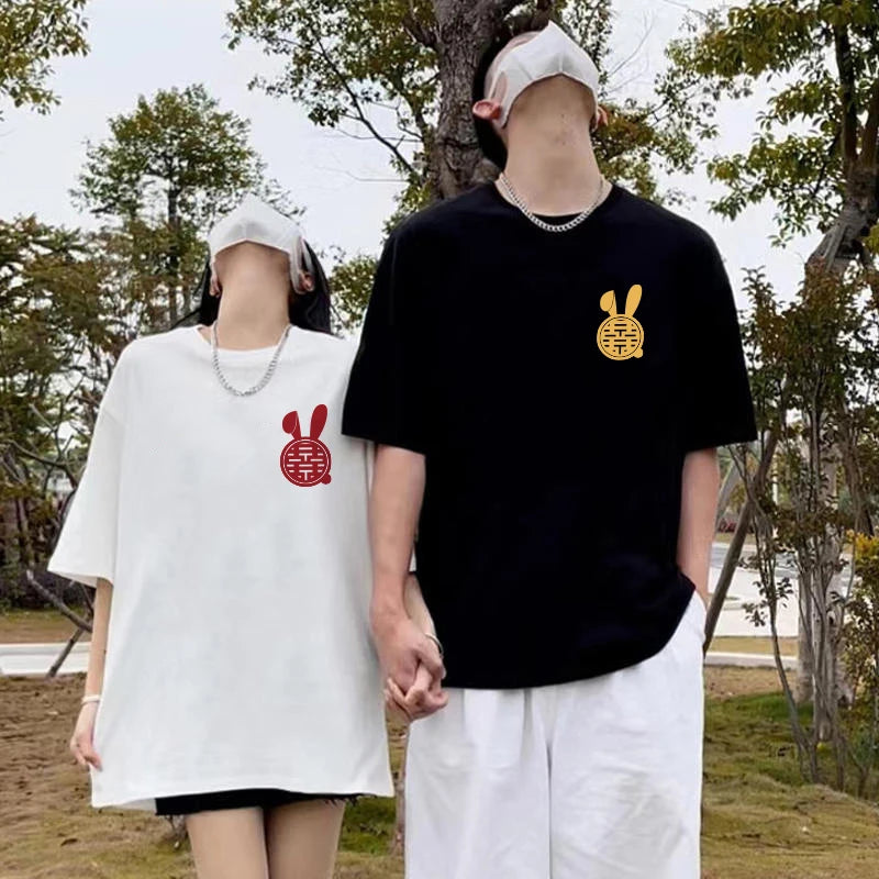 Chinese Rabbit Couple Shirts