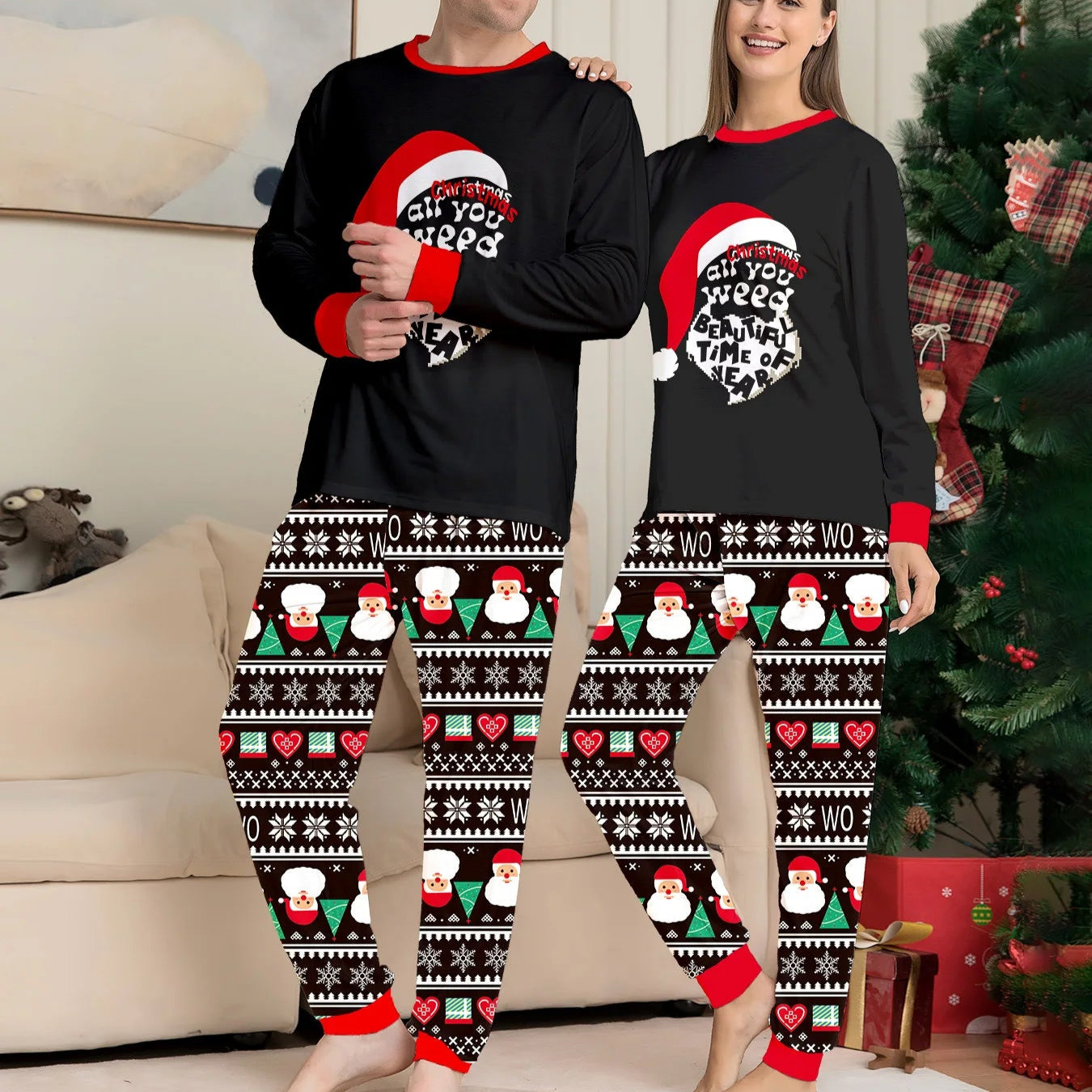 Christmas Couples Pajamas