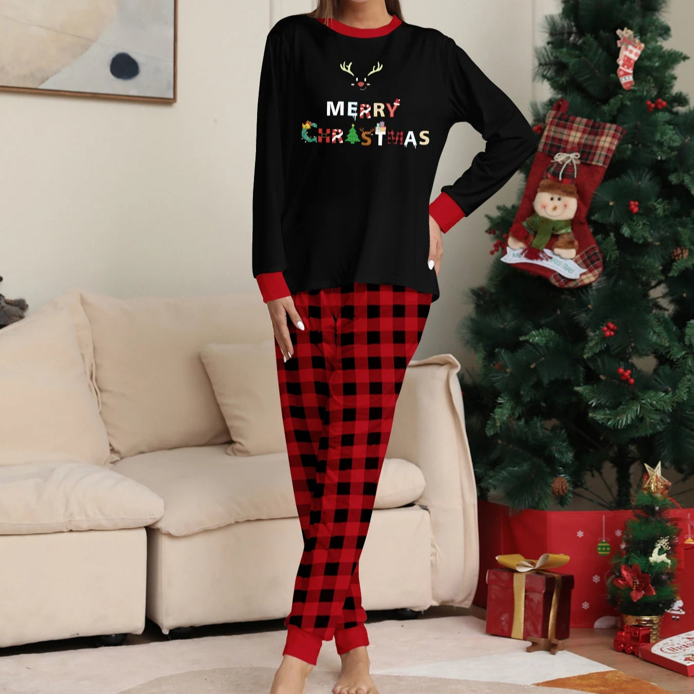 Christmas Matching Couple Pajamas